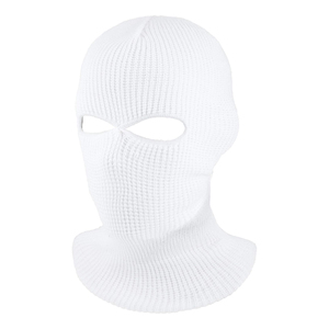 Cagoule en tricot rose avec trous pour les yeux, masque facial chaud d'hiver, style punk, en acrylique, unisexe - Product Image 6