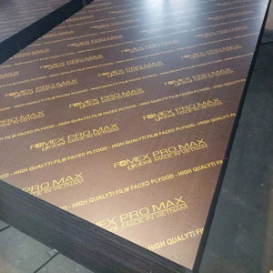 Contrachapado de Eucalipto y Acacia FOMEX con Revestimiento de Película para Encofrado, 15mm/18mm, Negro/Marrón, Chapa de Doble Cara, E0 Formaldehído, para Exteriores - Product Image 1