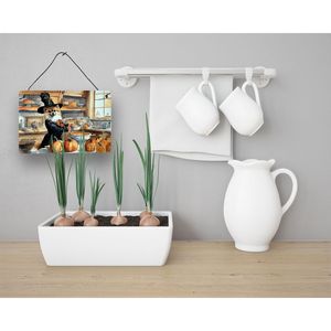 Decoración de pared de cocina Multicolor, nuevo Pomeranian Fall Pumpkins, impresiones colgantes para puerta, letrero de Arte de Metal de aluminio para el hogar para Bar y baño - Product Image 3