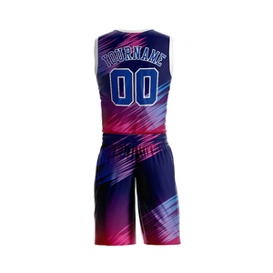 Ensemble d'uniformes de basketball respirants et à séchage rapide, impression de logo personnalisée, uniforme de basketball avec nom et numéro d'équipe personnalisés - Product Image 2