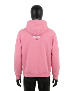 Custom Streetwear Solid <b>Hoodie</b> <b>Men</b> Women Heavyweight 400gsm Cotton Chenille Patch Lettering Pullover Regular Fit Unisex - Product Image 2