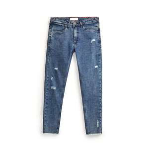 Pantalon en jean décontracté de haute qualité, style urbain, tissu doux, coupe droite, imperméable, grandes tailles pour hommes – Offre spéciale - Product Image 3