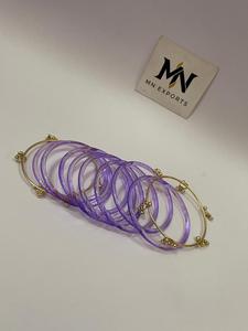 ผู้ส่งออกอินเดีย กำไลเยลลี่ทำมือ น้ำหนักเบา สีสันสดใส เครื่องประดับแฟชั่นทันสมัย มีจำหน่ายแล้ว - Product Image 5