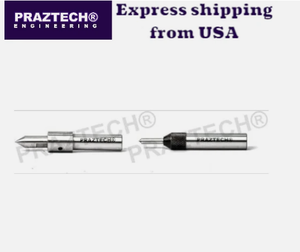 Juego de 2 guías de torneado de centro para torno y fresadora, para alineación precisa de machos de roscar - Product Image 4