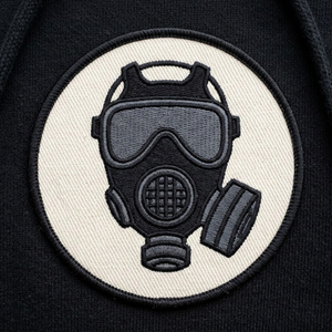 Parche Bordado Personalizado con Símbolo, Insignia de Advertencia Negra Termoadhesiva, Aplique Bordado a Máquina Táctico Médico al por Mayor - Product Image 6
