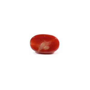 Natural Oval Cut Japanese Red Coral 3.03 Carat Loose Gemstone for Fine Jewelry - Product Image 2