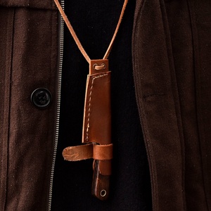 มีดล่าสัตว์สไตล์ดามัสกัสทำมือ มีด EDC ใบตายแบบกำหนดเองพร้อมด้ามไม้ ขายส่งจำนวนมาก ของขวัญแทนใจ - Product Image 4