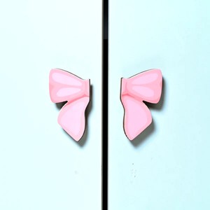 Nouvelle Arrivée Poignée de Porte en Bois d'Acacia pour Enfants, Nœud Rose, Poignées de Meuble et Commode, Haute Qualité, Durable, pour Chambre et Armoire - Product Image 2