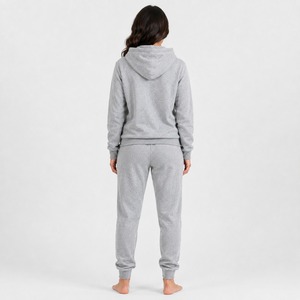 Ensemble de survêtement en polaire pour femme de qualité supérieure, tissu doux et chaud, sweat à capuche et pantalon, coupe confortable pour la mode décontractée d'hiver - Product Image 6