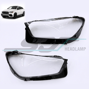 Carcasa de Faro Delantero para Mercedes-Benz GLE (W166) 2018-2021, Material de Policarbonato de Alta Calidad, Color Transparente - Product Image 5