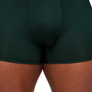 Boxers pour hommes vert foncé respirants, extensibles, compressifs, anti-humidité, pour le sport et la gym - Product Image 4