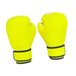 Adult Laced PU Boxing Gloves with Adjustable Wrist <b>Strap</b> for Sparring & Training - Product Image 1