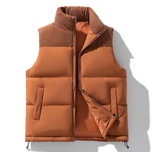 Chaleco Acolchado Ligero de Plumón para Hombre, Chaqueta sin Mangas de Algodón para Uso Diario en Invierno - Product Image 6