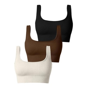Compre nuevas ventas al por mayor Sujetador deportivo para mujer a prueba de golpes Correr Fitness Yoga Top Sujetador deportivo sin costuras al aire libre Ropa deportiva para mujer 2025 - Product Image 5