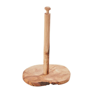 Porte-serviettes en papier en bois artisanal, support de rouleau de cuisine en bois de qualité supérieure, organisateur en bois massif pour la maison et les restaurants - Product Image 1