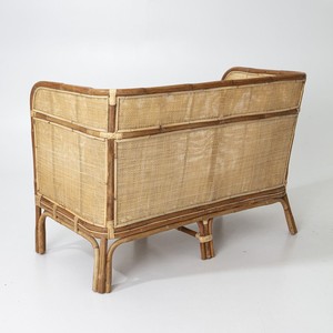 Sofá individual de ratán, sillón ocasional para sala de estar, diseño cómodo, sofás hechos a mano - Product Image 6