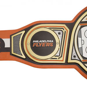 Cinturón de Campeonato de Hockey sobre Hielo Personalizado – Cinturón de los Philadelphia Flyers Chapado en Oro para Adultos, Ideal para Deportes y Lucha Libre - Product Image 6