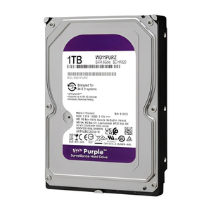 Nouveau <span class=keywords><strong>disque</strong></span> <span class=keywords><strong>dur</strong></span> interne WD10PURZ 1 To Purple 3,5 pouces SATA III 6 Gb/s 5400 tr/min 64 Mo de cache, stockage haute fiabilité, multi-caméras - Product Image 3