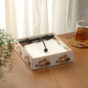Boîte à mouchoirs en bois imprimé style bohème chic, faite à la main, décorative, pour organiser les serviettes, pour un intérieur moderne. - Product Image 5