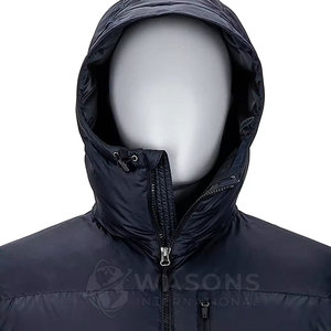 Blouson matelassé streetwear grande taille pour hommes, nouveau style, vente chaude, vente en gros, logo personnalisé, blouson matelassé pour hommes - Product Image 4