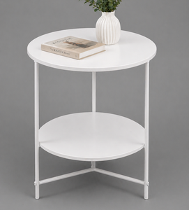 Table d'appoint moderne en métal vert avec plateau en forme de fleur et base artistique, design robuste, idéale pour la décoration du salon. - Product Image 3