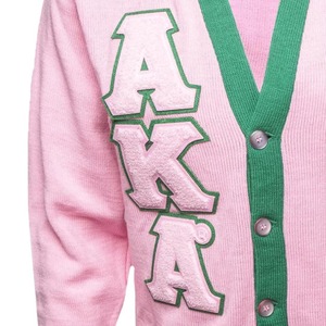 เสื้อคาร์ดิแกนผู้ชายคอวีปักลาย Power Abaan Sports Gamma Rho Patches Sorority 1922  ผ้าฝ้าย 100% สำหรับฤดูหนาว - Product Image 3