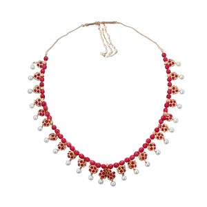 <b>Ruby</b> Kemp Mattal Pearl <b>Necklace</b> - Product Image 2