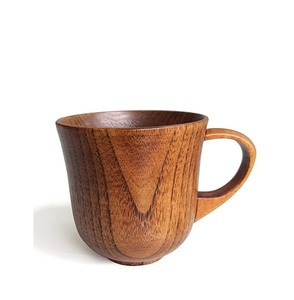 Wooden Coffee Mug Handmade Solid Wood <b>Cup</b> Natural Finish Rustic Style Eco Friendly Drinking Mug for Home - Product Image 4
