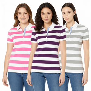T-shirt pour femme en coton pur tricoté, col rond, respirant, séchage rapide, 240g, imprimé numérique, coupe classique, manches courtes, couleur unie, taille XL - Product Image 5