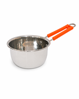 Dheer International Stainless Steel Food Grade 202 Sauce Pan 3 Buah Set dengan Berbagai Ukuran dan Grosir