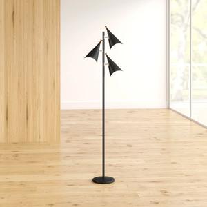 Lampe de sol en marbre de luxe avec base dorée pour villas et projets hôteliers haut de gamme - Product Image 3