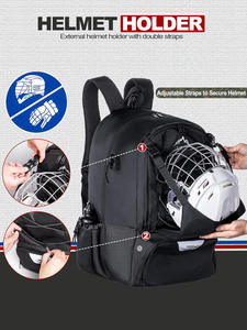 Sac de sport de baseball unisexe grande capacité Bagnex B5200 avec logo personnalisé, sac de voyage imperméable 600D pour l'entraînement et les voyages - Product Image 4