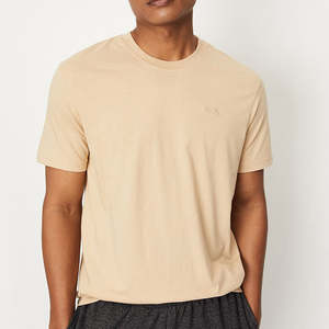 T-shirt 100% coton pour homme, coupe ample, imprimé, respirant et à séchage rapide, col rond, anti-boulochage, coupe classique. - Product Image 2