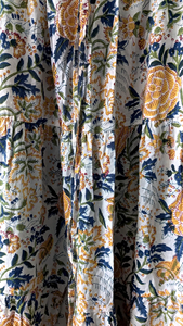 Indian Hand Block Printed Casual Women's Long <b>Skirt</b> Breathable <b>Elastic</b> Waist Nonwoven Weaving Method Gift For Her - Product Image 4