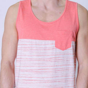 Custom Logo Mens Sleeveless Tank Top Cotton Fitness <b>Running</b> <b>Singlet</b> Breathable Quick Dry Sportswear Vest for Gym Workout - Product Image 6