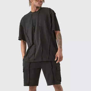 Shorts de sport pour hommes, coupe ample, respirants, en mesh, de haute qualité, avec logo imprimé sur mesure - Product Image 1