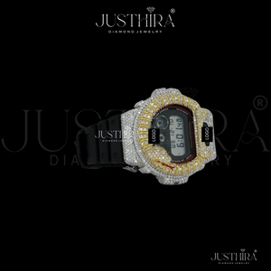 Reloj de lujo con diamantes Moissanite VVS, bisel de serpiente premium, reloj de pulsera para hombre o mujer, estilo HipHop, al mejor precio. - Product Image 3