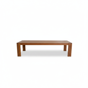 Mesa de comedor de madera de teca de 300 cm con acabado natural - Product Image 2