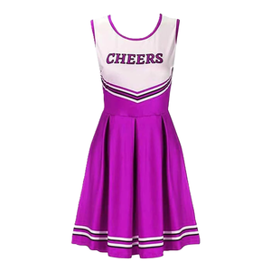 Cheerleading Uniforms Customized Printed Breathable Spandex/Polyester High Quality Outdoor Sports Wear Cheerleader Uniform - Product Image 3
