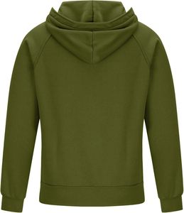 เสื้อฮู้ดซิป ¼ ตัวสำหรับผู้ชาย สีเขียวมะกอก พรีเมียม คุณภาพสูง ให้ความอบอุ่น สวมใส่สบาย สีพื้น - Product Image 2