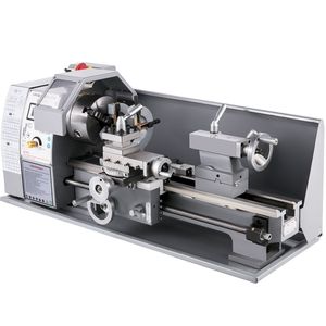 1100W precisione 8x16 versione di lusso tornio in metallo Mini banco superiore Mini fresatrice a velocità variabile macchine per il taglio dei metalli - Product Image 1