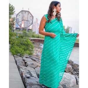 Vestido Kaftán Verde Ola de un Solo Hombro, Talla XS, Silueta Holgada, Tela de Chifón Transpirable - Product Image 1