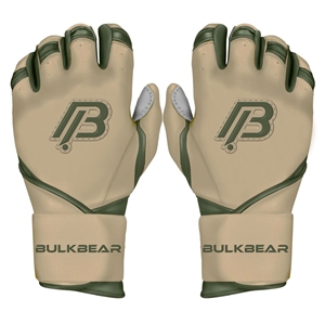 ถุงมือตีเบสบอลแบบยาวรุ่นล่าสุดจาก Bulkbear International สำหรับมืออาชีพ ผลิตจากหนังแพะ ทนทาน ใช้ได้ทั้งชายและหญิง - Product Image 1