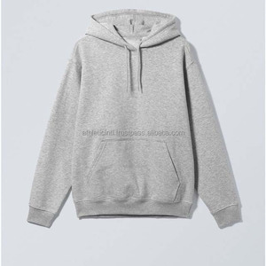 Sudaderas con capucha personalizadas 100% algodón 320 gramos hombres sudadera de alta calidad de lana al por mayor de peso pesado a granel sudaderas con capucha para el invierno de gran tamaño - Product Image 1
