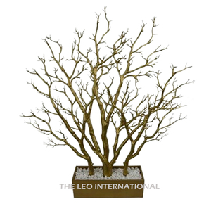 Set of 2 <b>Tree</b> Shape Design Led <b>Lighting</b> Metal <b>Tree</b> Top Christmas Iron Metal Brown Decor Christmas <b>Tree</b> - Product Image 3