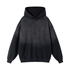 Sudaderas de Moda Urbana para Otoño, Sudadera con Capucha Gruesa, Personalizada con Logotipo Estampado en la Parte Delantera, 100% Algodón, Lavado Ácido, Antiencogimiento, Unisex, Lisa - Product Image 2