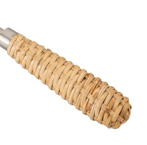 Ensemble de couteaux à fromage avec manche en rotin – Outils de service à fromage en acier inoxydable avec poignée en osier pour charcuterie et usage en cuisine - Product Image 3