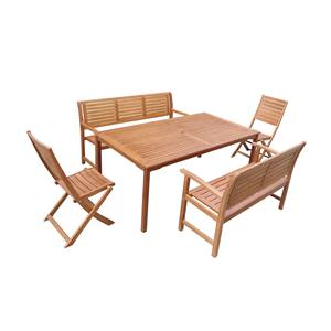 Meubles d'extérieur modernes Ensembles de canapés d'extérieur en bois pour jardin Canapé de luxe pour terrasse en acacia pour hôtel Ensemble de canapés d'extérieur pour jardin - Product Image 6