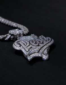 Colgante de Moissanita de Plata 925 de Alta Calidad Personalizado, Joyería Hip Hop, Collar con Incrustaciones de Diamantes, Colgante de Moda Chapado en Oro GRA - Product Image 2