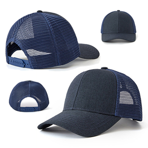 Wholesale Multi Colors Customized Sports Trucker Caps Blank Curved Brim 6 Panel Mesh Back Trucker Hat - Product Image 4